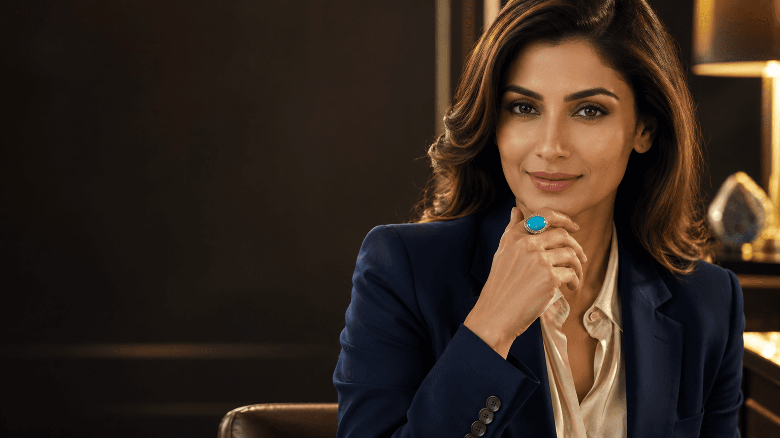 Premium Firoza ring lifestyle scene