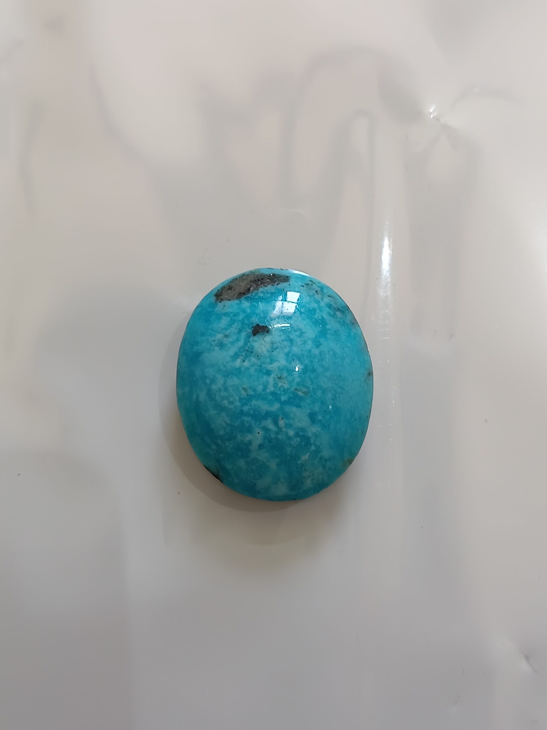 Natural Irani Firoza Stone Original (Kirmani 19 Carat) Blue Sky - Image 2