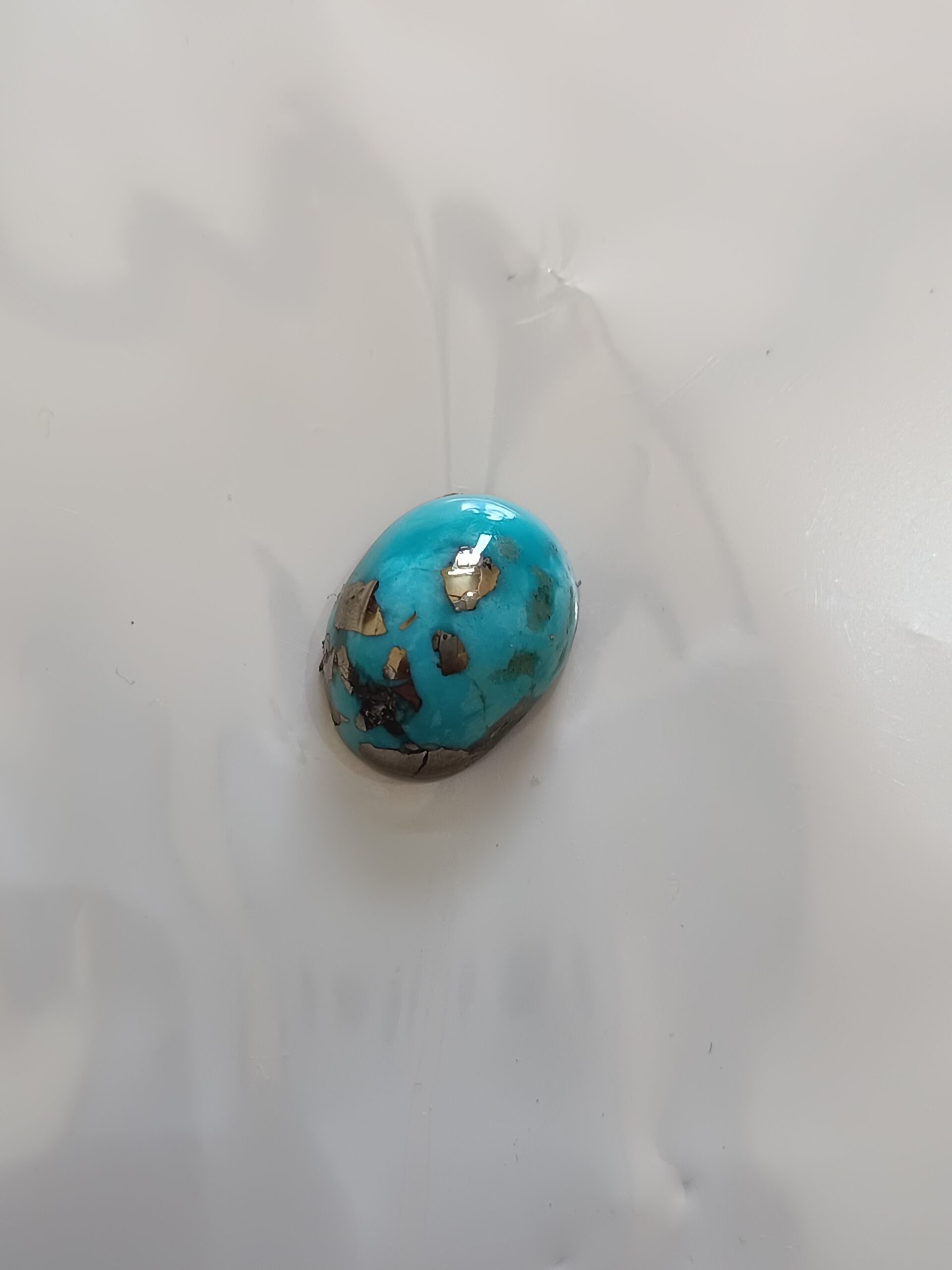 Premium Sky Blue Kirmani Irani Firoza Stone 13 Ct – Original Iranian Turquoise Certified - Image 2