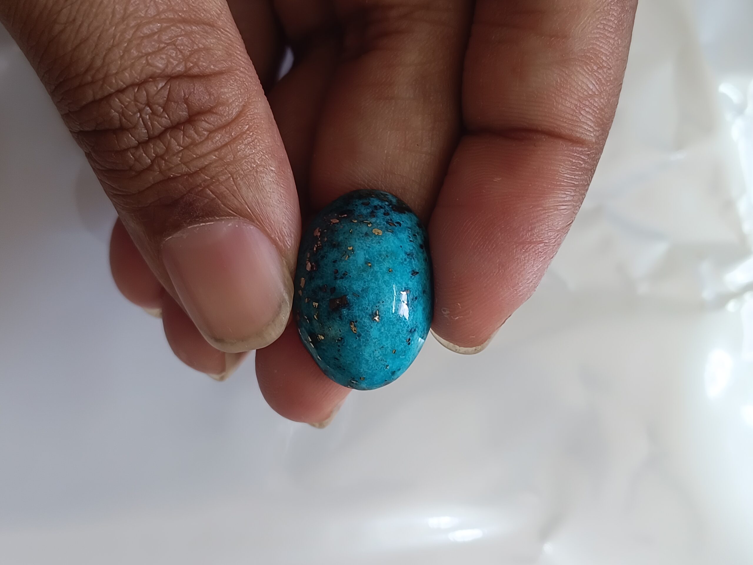 Original Kirmani Firoza Stone Persian Turquoise 3 - Image 6
