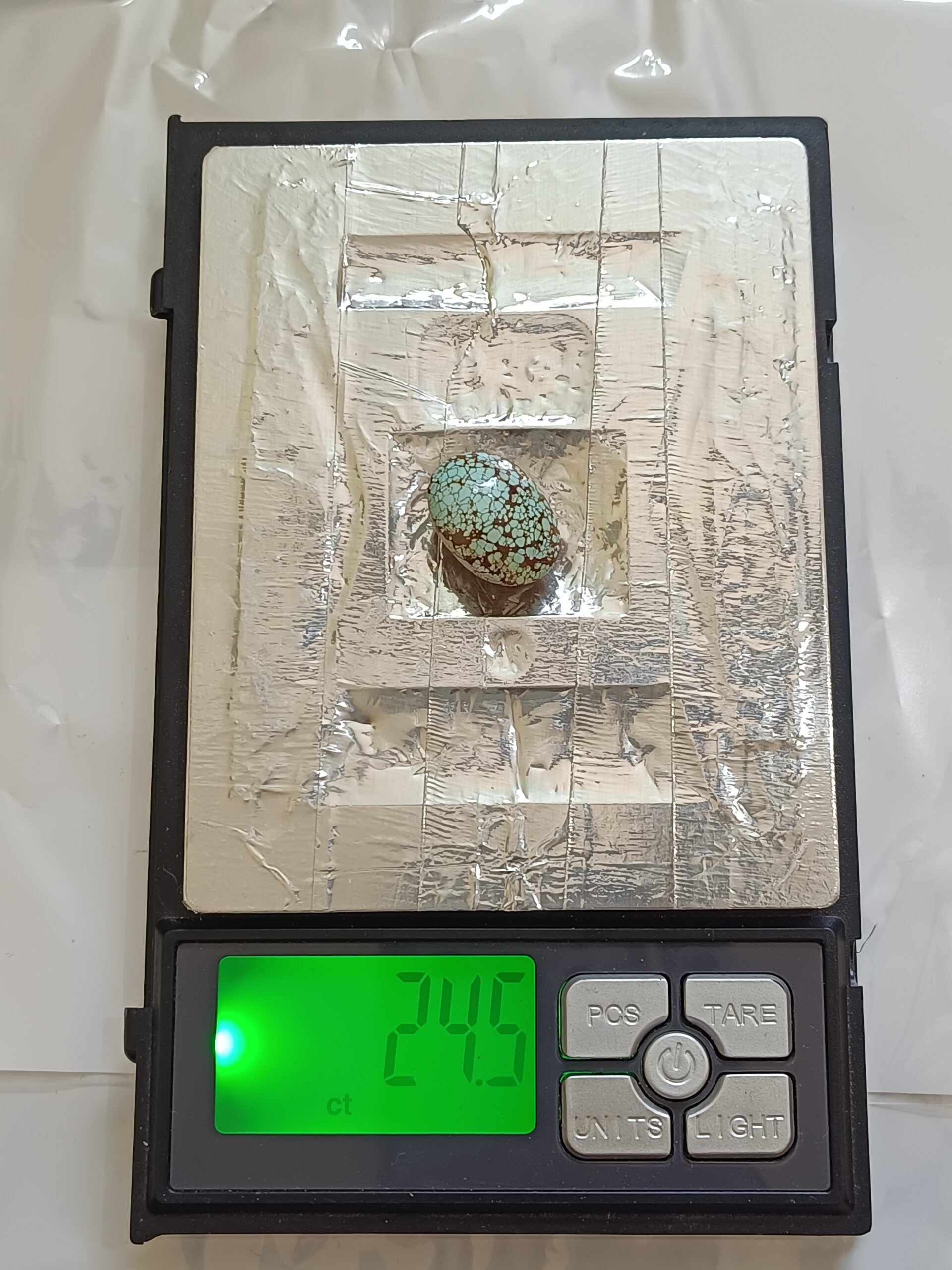 Nishapuri Irani Firoza Turquoise Stone 24 Carat