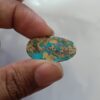 Nishapuri Irani Firoza Turquoise Stone 18 Carat