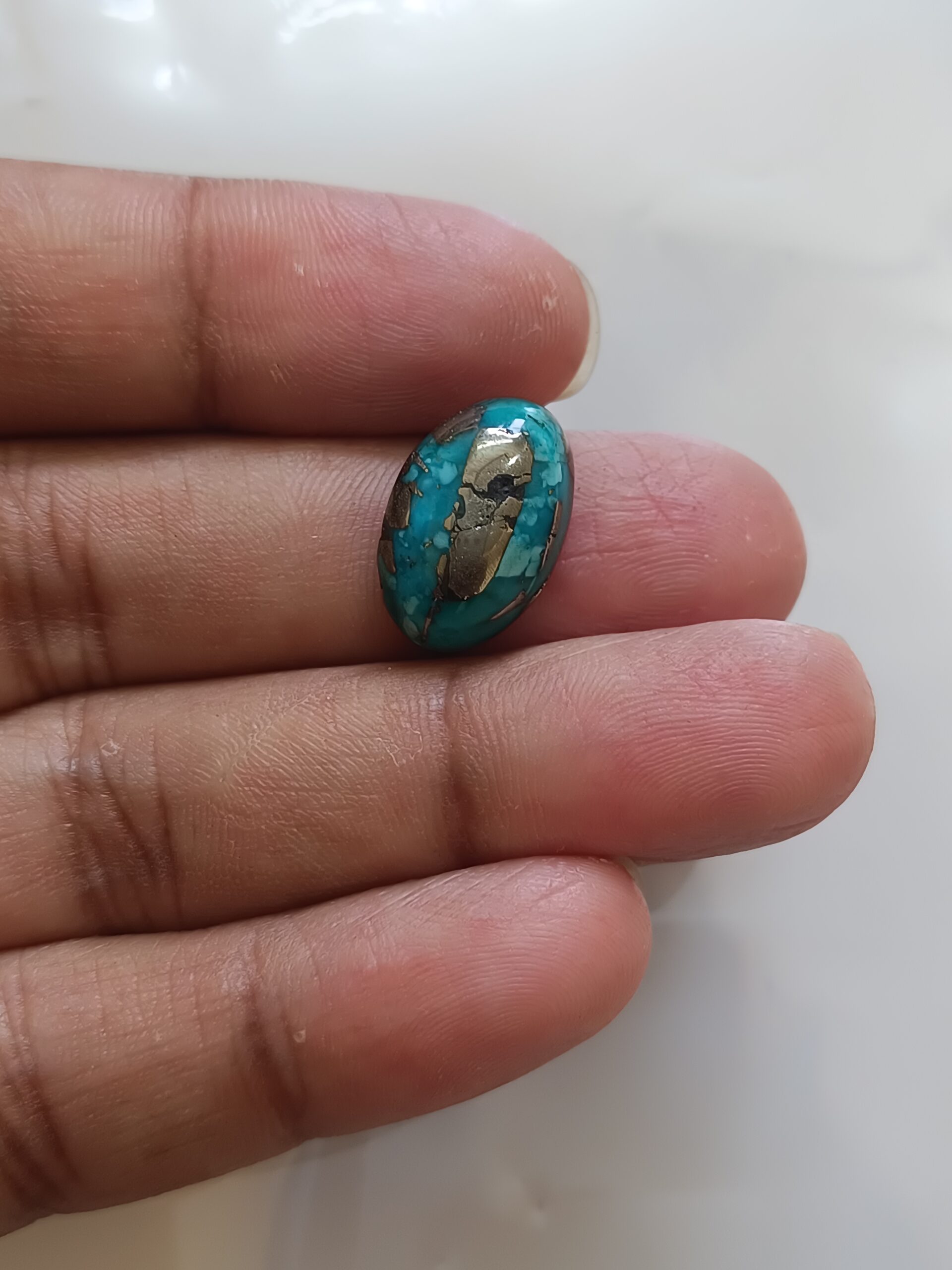 Irani Firoza Stone 9 carat (Sky Blue Firoza Stone) - Image 4