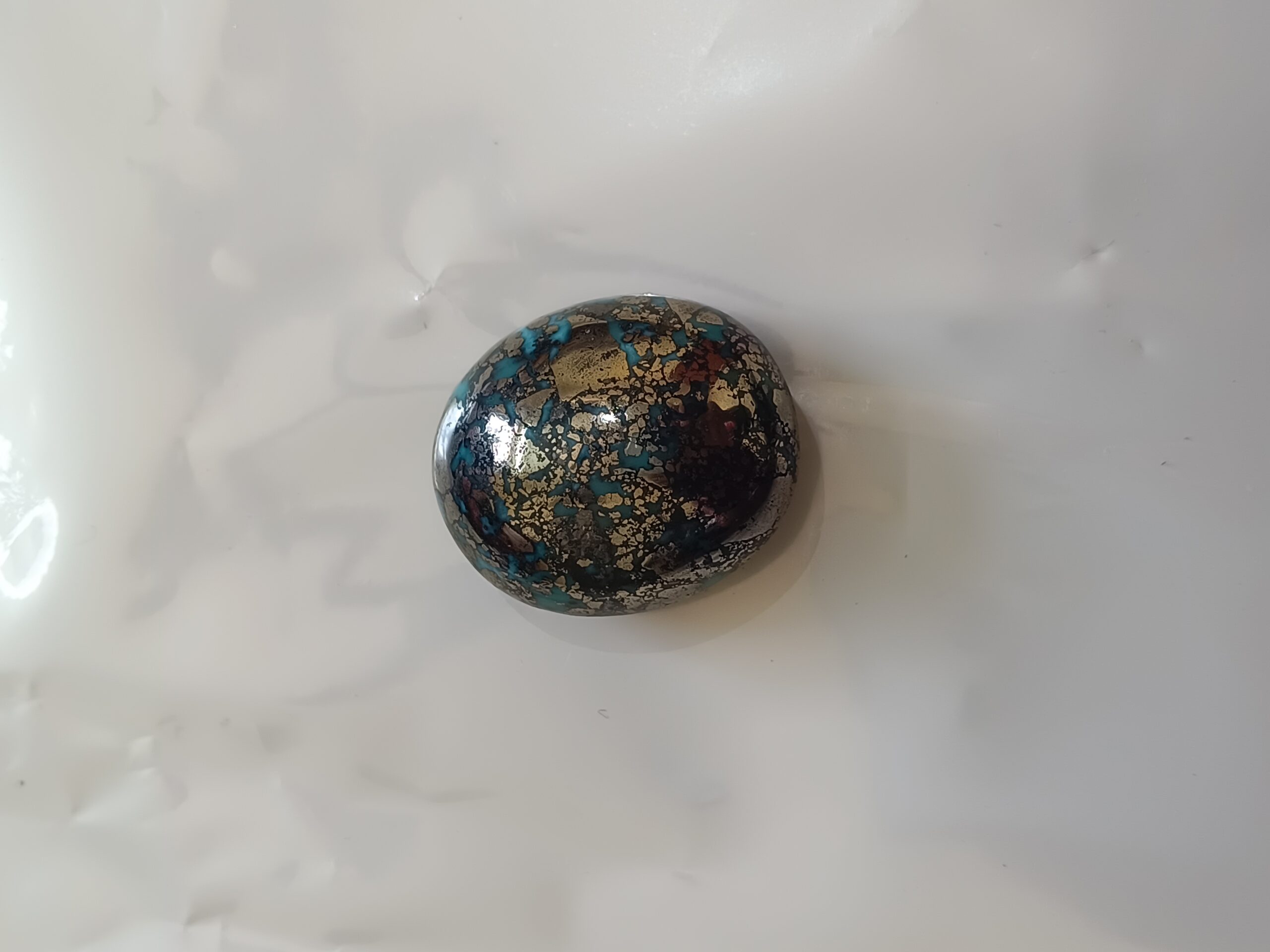 Irani Firoza Stone Kirmani Blue 92 carat