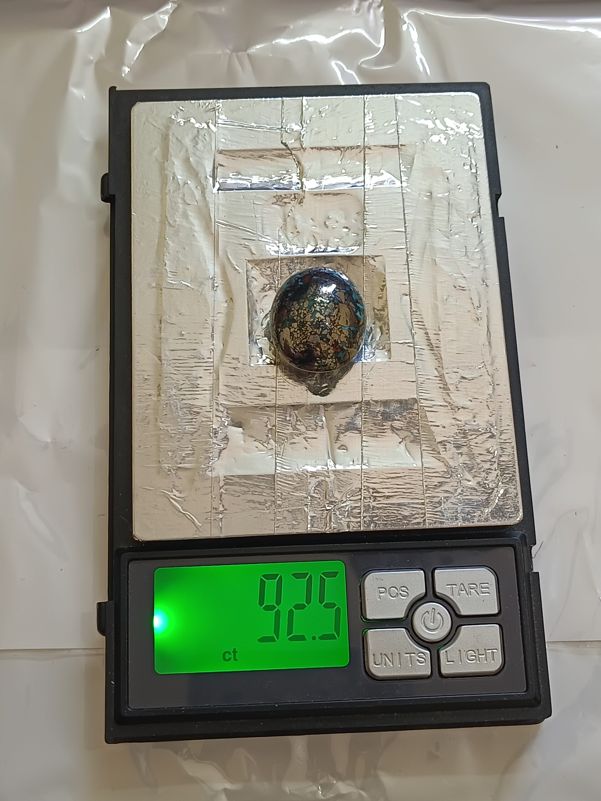 Irani Firoza Stone Kirmani Blue 92 carat