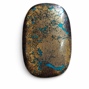 Irani Firoza Kirmani Turquoise Stone with Pyrite - 406 carat