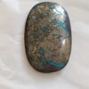 Irani Firoza Kirmani Turquoise Stone with Pyrite - 406 carat