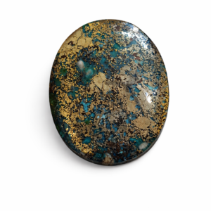 Irani Firoza Kirmani Turquoise Stone with Pyrite - 320 carat
