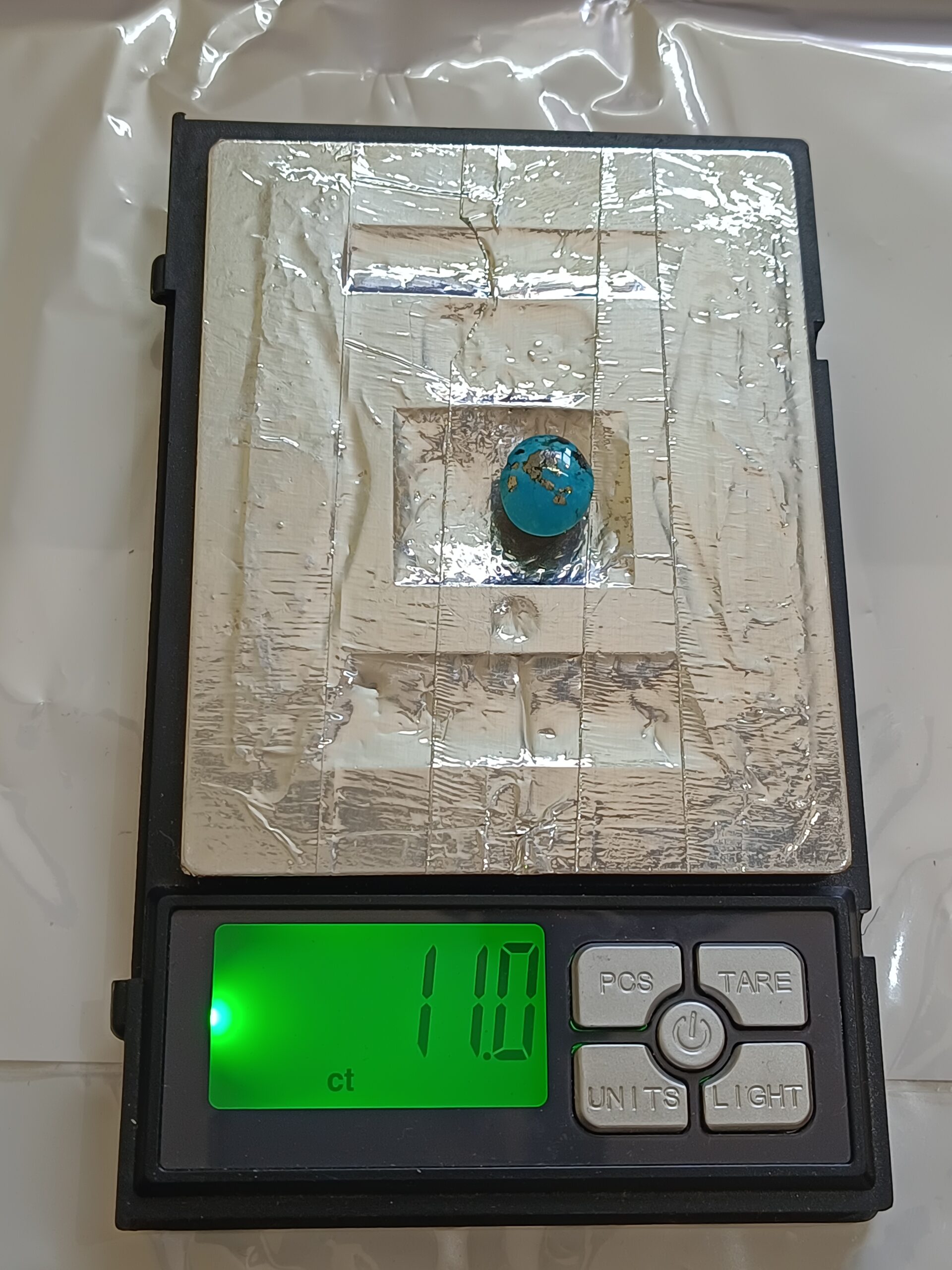 Certified Natural Irani Firoza Kirmani Stone 11 carat