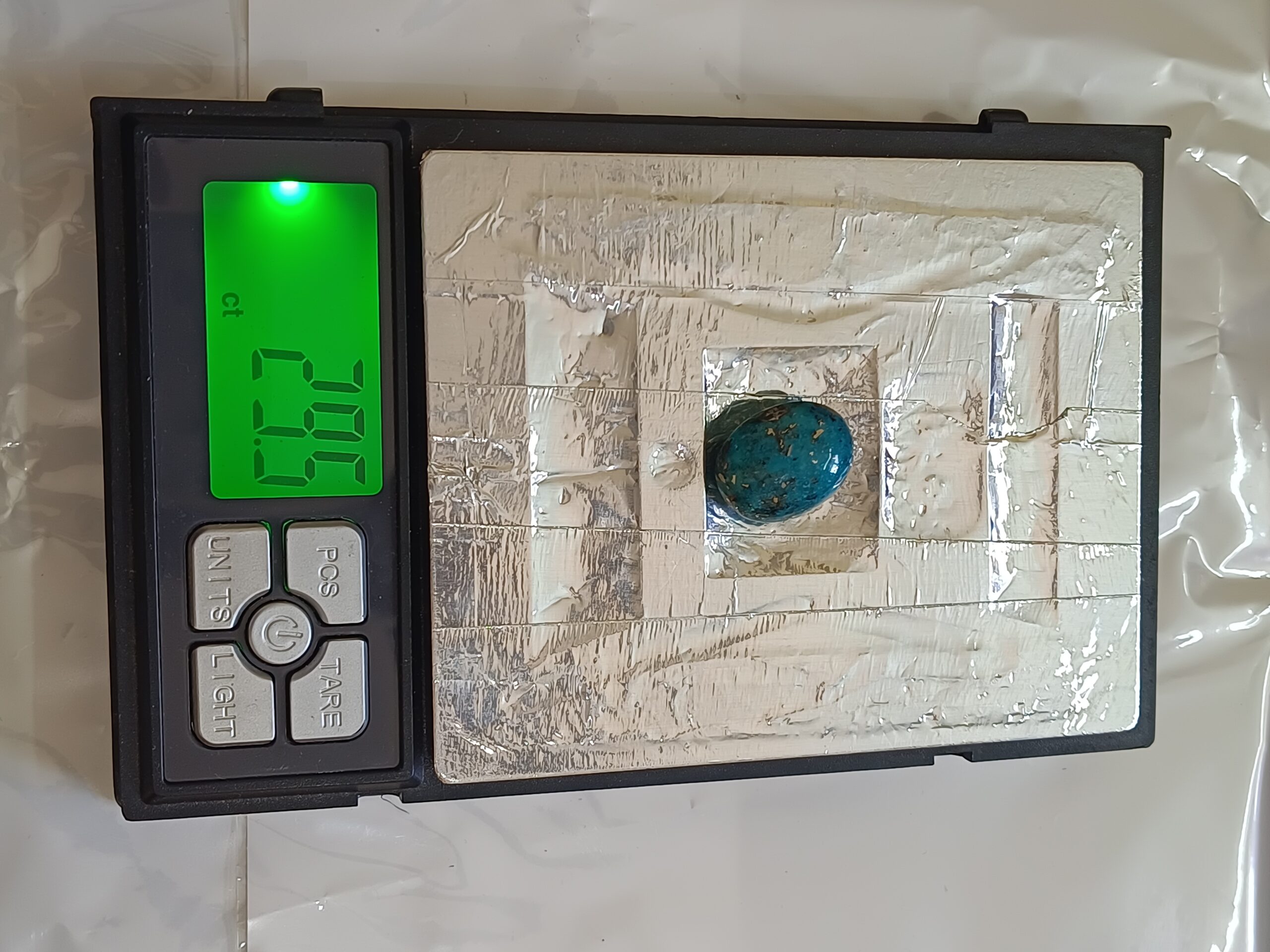 Certified Irani Firoza Kirmani Turquoise Stone 29 carat