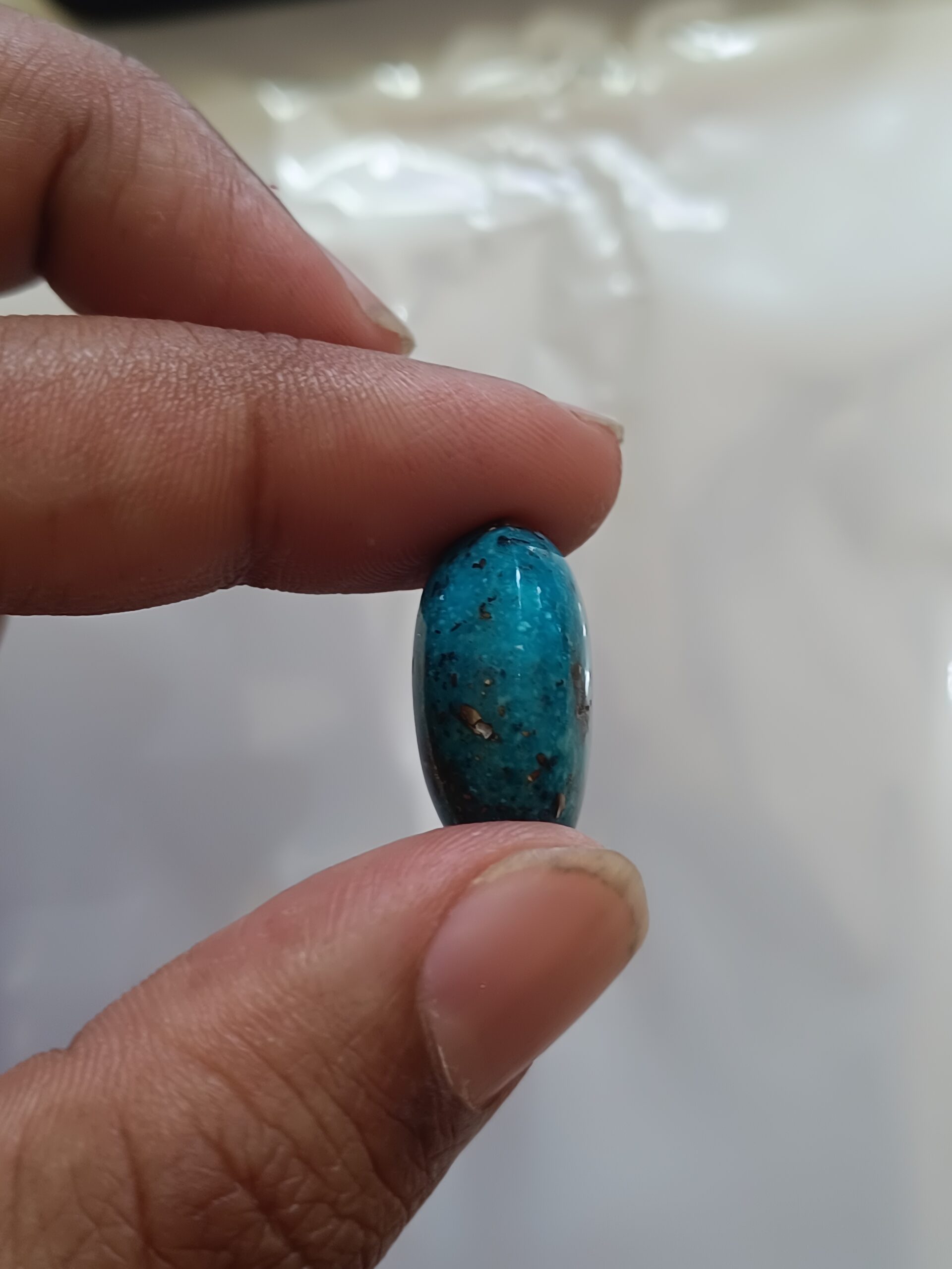 Certified Irani Firoza Kirmani Turquoise Stone 29 carat