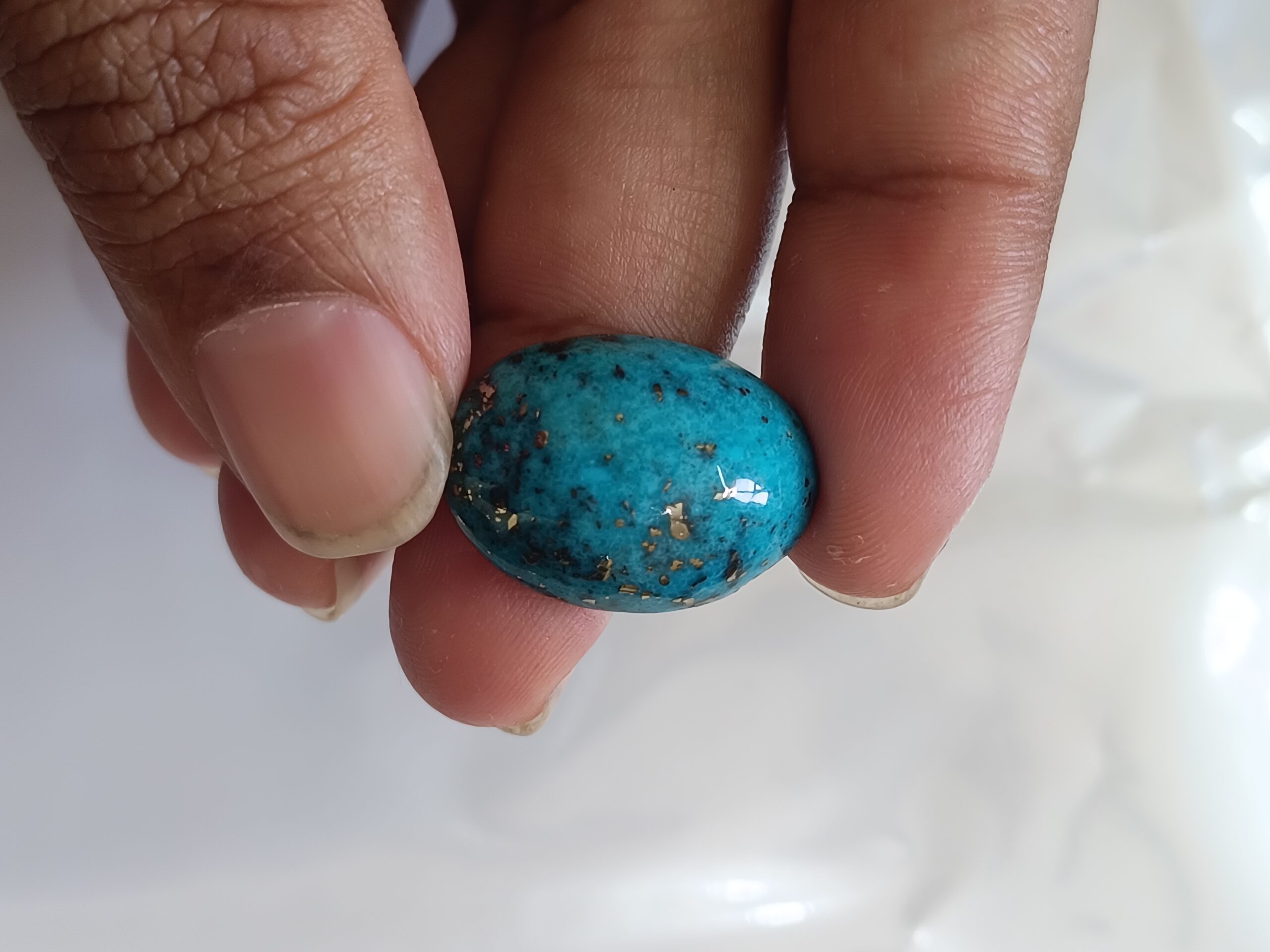 Certified Irani Firoza Kirmani Turquoise Stone 21 carat