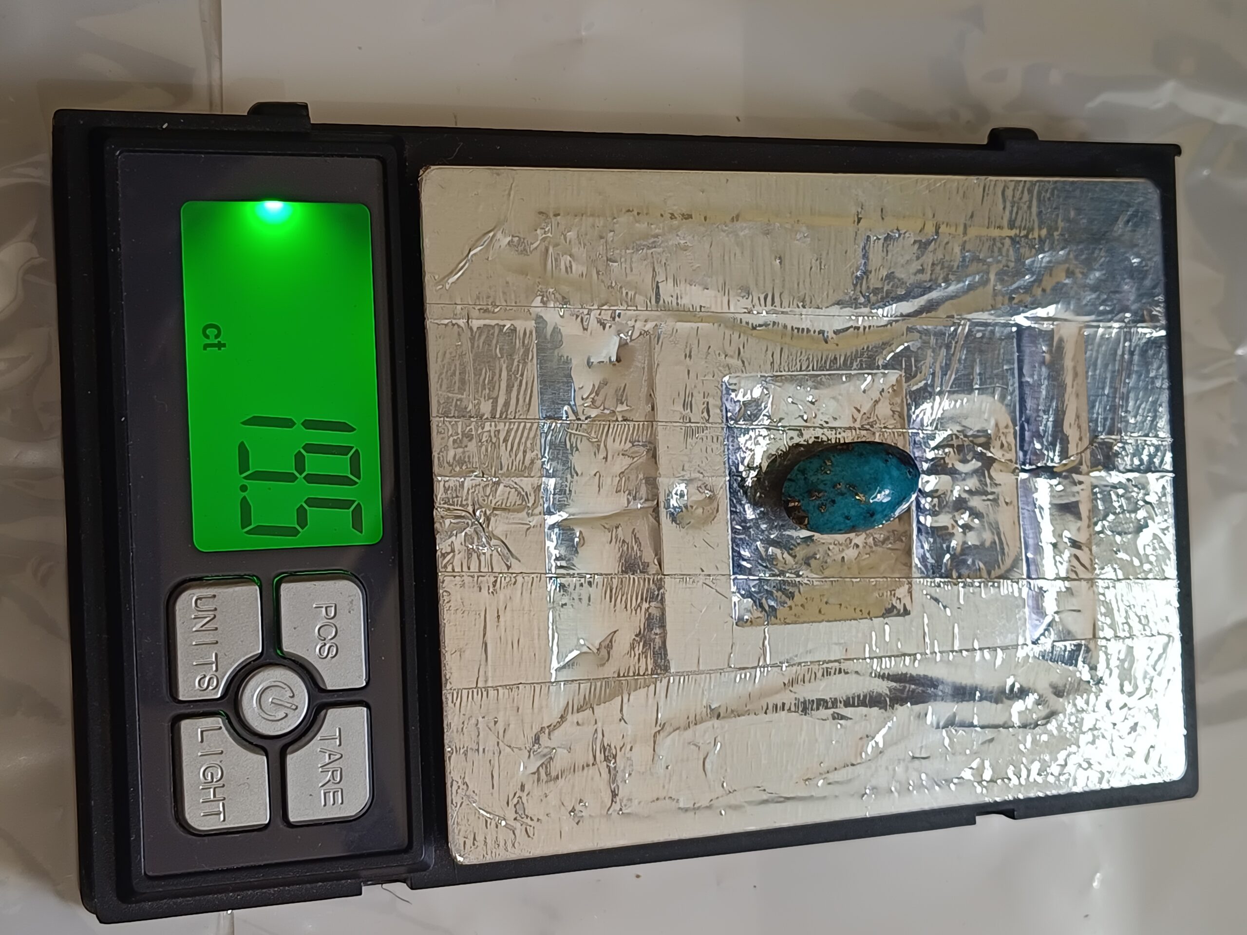 Certified Irani Firoza Kirmani Turquoise Stone 19 carat