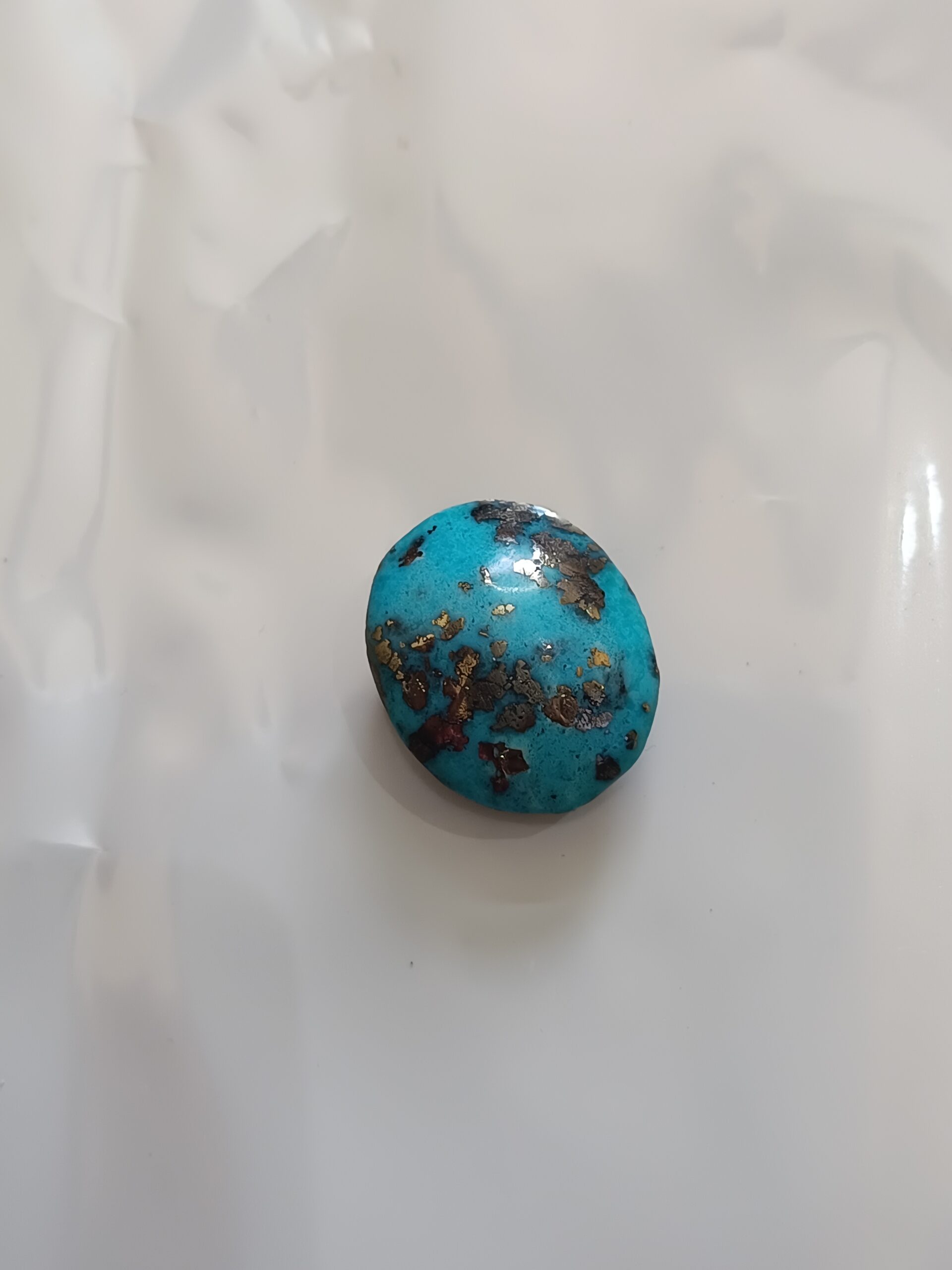 Certified Irani Firoza Kirmani Turquoise Stone 17 carat