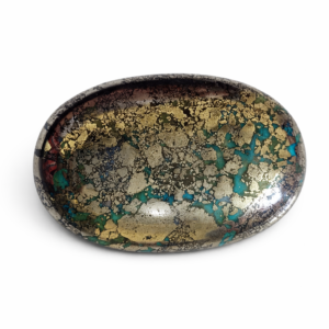 Irani Firoza Kirmani Turquoise Stone with Pyrite - 538 carat (Big Size Firoza)