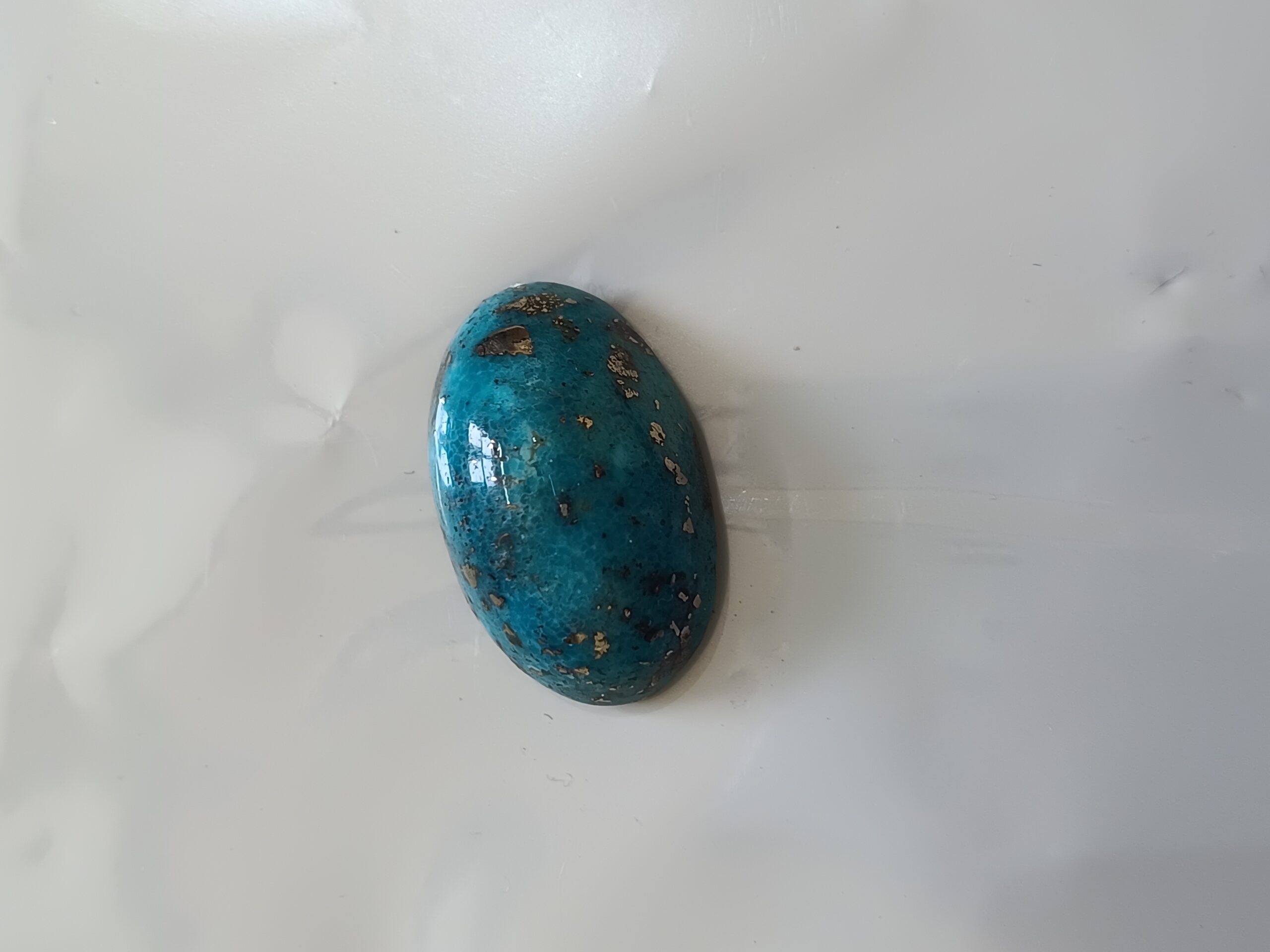 Certified Irani Firoza Kirmani Turquoise Stone 31 carat